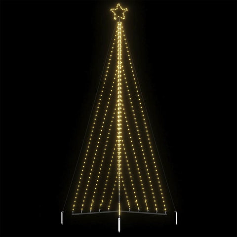 Weihnachtsbaum-Beleuchtung 570 LEDs Warmweiß 400 cm