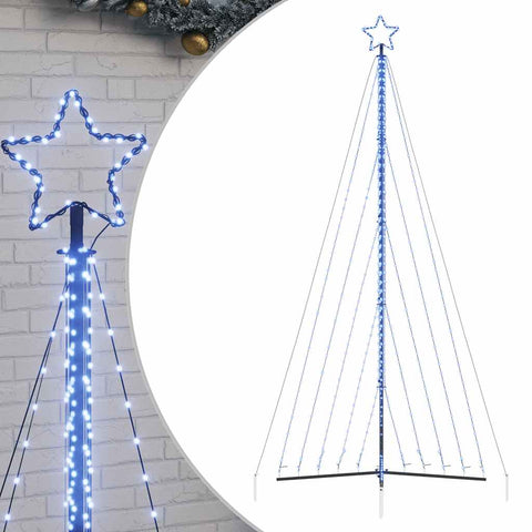 Weihnachtsbaum-Beleuchtung 570 LEDs Blau 400 cm