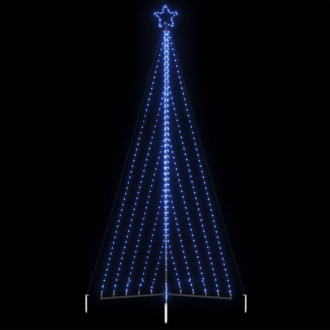 Weihnachtsbaum-Beleuchtung 570 LEDs Blau 400 cm