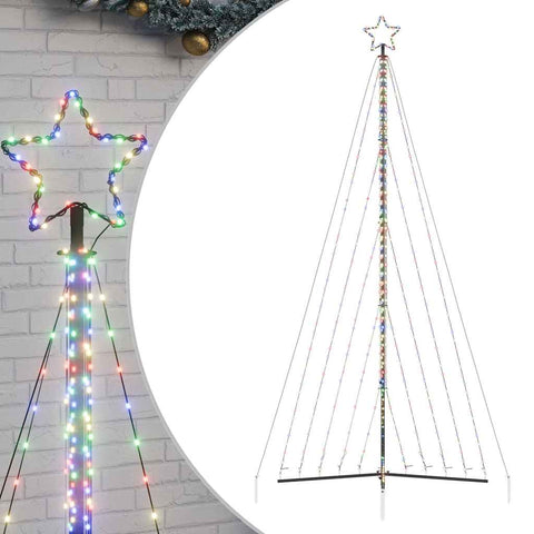 Weihnachtsbaum-Beleuchtung 570 LEDs Mehrfarbig 400 cm