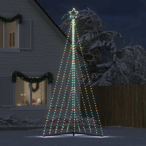 Weihnachtsbaum-Beleuchtung 570 LEDs Mehrfarbig 400 cm