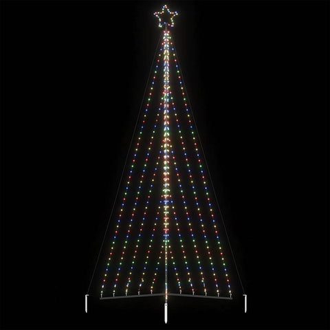 Weihnachtsbaum-Beleuchtung 570 LEDs Mehrfarbig 400 cm