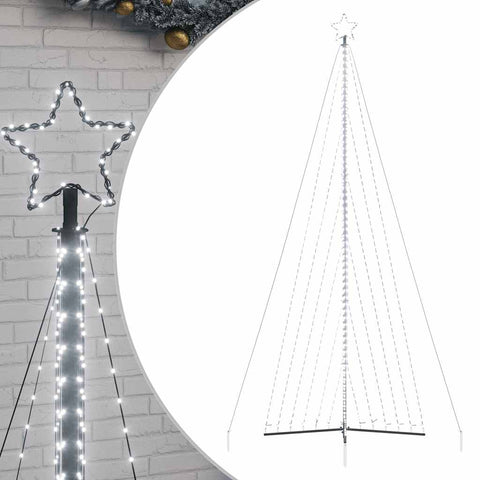 Weihnachtsbaum-Beleuchtung 789 LEDs Kaltweiß 480 cm