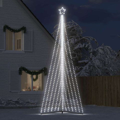 Weihnachtsbaum-Beleuchtung 789 LEDs Kaltweiß 480 cm