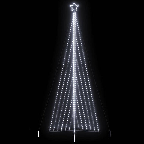 Weihnachtsbaum-Beleuchtung 789 LEDs Kaltweiß 480 cm