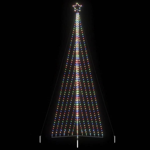 Weihnachtsbaum-Beleuchtung 789 LEDs Mehrfarbig 480 cm