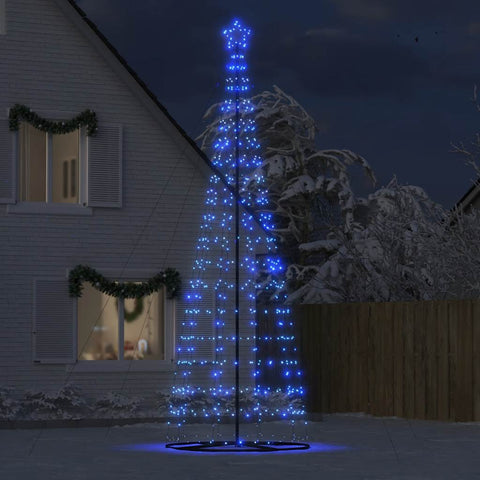 LED Weihnachtsbaum 1534 LEDs Blau 503 cm