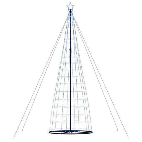 LED Weihnachtsbaum 1534 LEDs Blau 503 cm