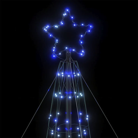 LED Weihnachtsbaum 1534 LEDs Blau 503 cm