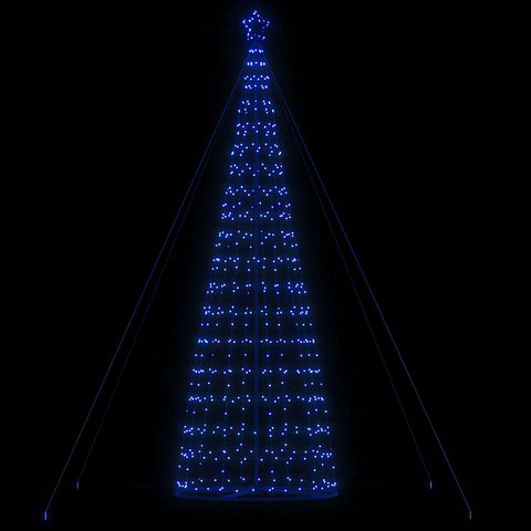 LED Weihnachtsbaum 1534 LEDs Blau 503 cm