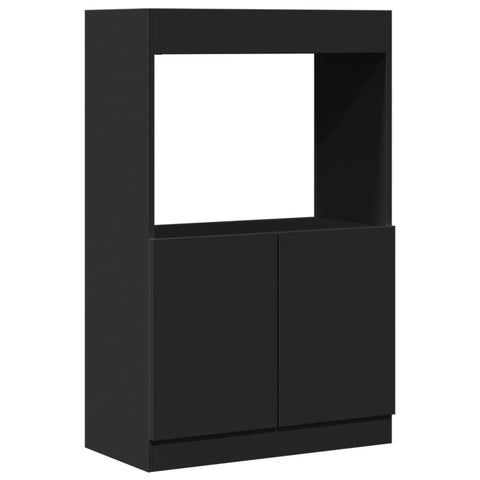 vidaXL Highboard Schwarz 63x33x100 cm Holzwerkstoff