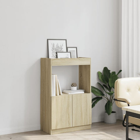 vidaXL Highboard Sonoma-Eiche 63x33x100 cm Holzwerkstoff