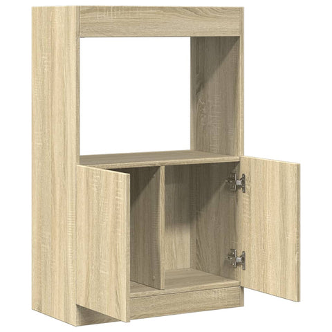 vidaXL Highboard Sonoma-Eiche 63x33x100 cm Holzwerkstoff