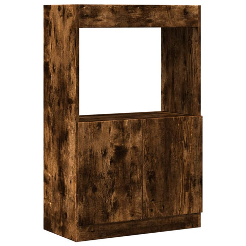 vidaXL Highboard Räuchereiche 63x33x100 cm Holzwerkstoff