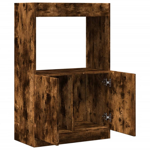 vidaXL Highboard Räuchereiche 63x33x100 cm Holzwerkstoff