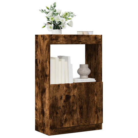 vidaXL Highboard Räuchereiche 63x33x100 cm Holzwerkstoff