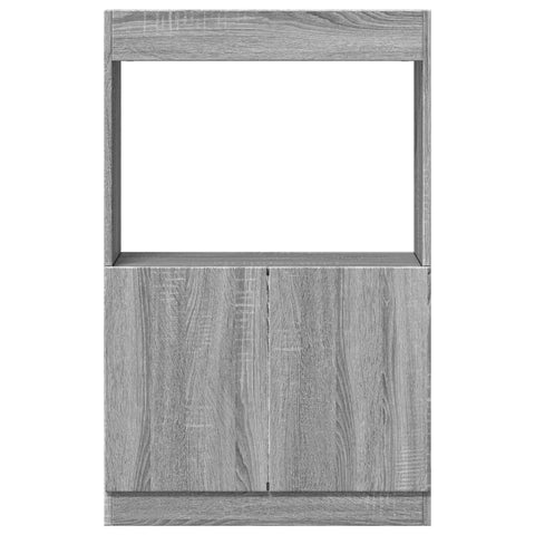 vidaXL Highboard Grau Sonoma-Eiche 63x33x100 cm Holzwerkstoff