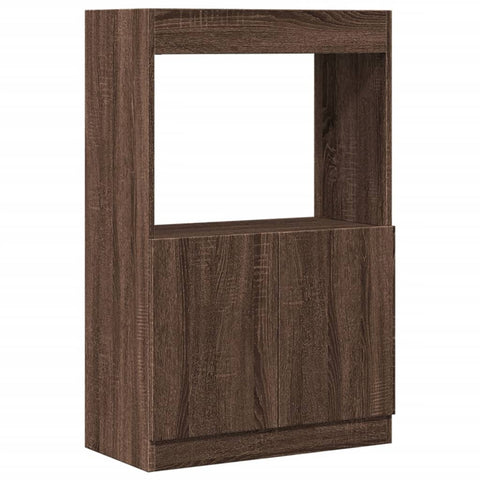 vidaXL Highboard Braun Eichen-Optik 63x33x100 cm Holzwerkstoff