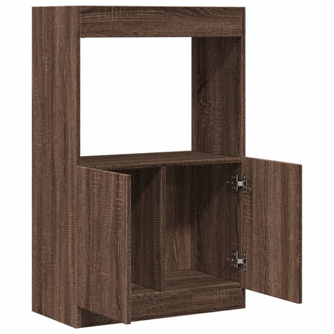 vidaXL Highboard Braun Eichen-Optik 63x33x100 cm Holzwerkstoff