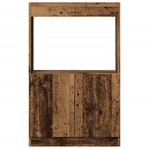 vidaXL Highboard Altholz-Optik 63x33x100 cm Holzwerkstoff