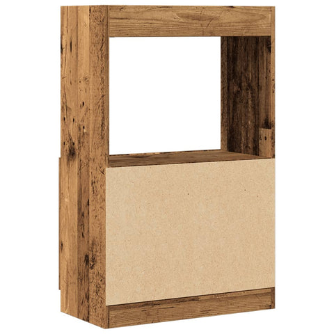 vidaXL Highboard Altholz-Optik 63x33x100 cm Holzwerkstoff