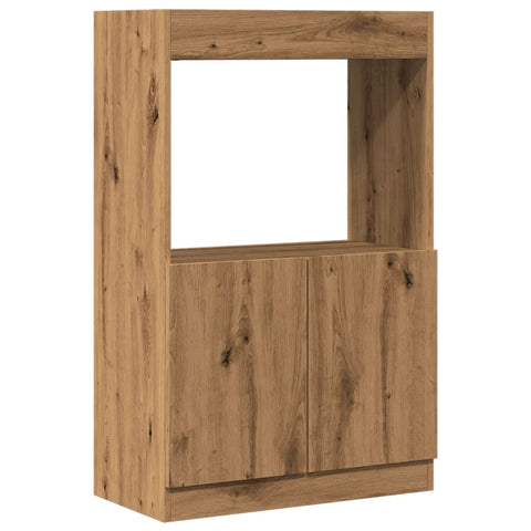 vidaXL Highboard Artisan-Eiche 63x33x100 cm Holzwerkstoff