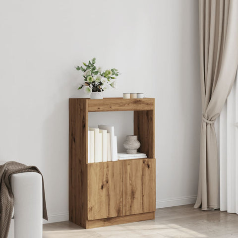 vidaXL Highboard Artisan-Eiche 63x33x100 cm Holzwerkstoff