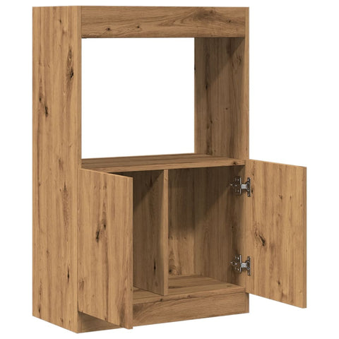 vidaXL Highboard Artisan-Eiche 63x33x100 cm Holzwerkstoff