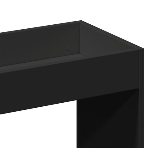 vidaXL Highboard Schwarz 63x33x140 cm Holzwerkstoff