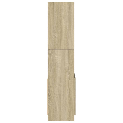 vidaXL Highboard Sonoma-Eiche 63x33x140 cm Holzwerkstoff