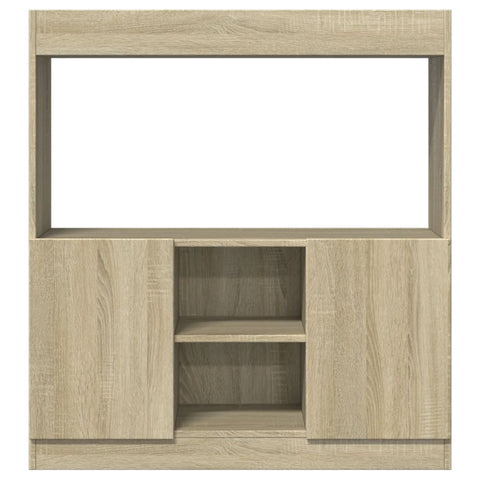 vidaXL Highboard Sonoma-Eiche 92x33x100 cm Holzwerkstoff