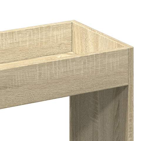 vidaXL Highboard Sonoma-Eiche 92x33x100 cm Holzwerkstoff