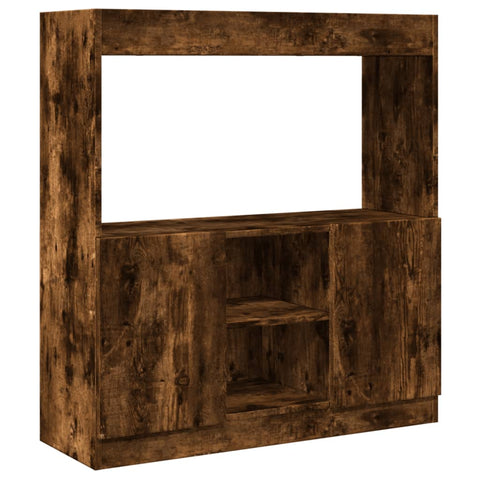 vidaXL Highboard Räuchereiche 92x33x100 cm Holzwerkstoff