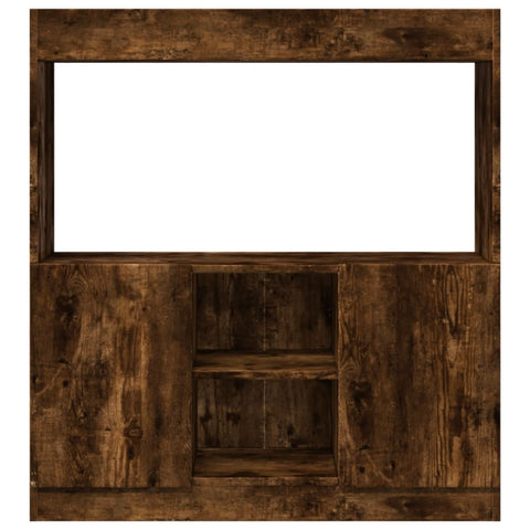 vidaXL Highboard Räuchereiche 92x33x100 cm Holzwerkstoff