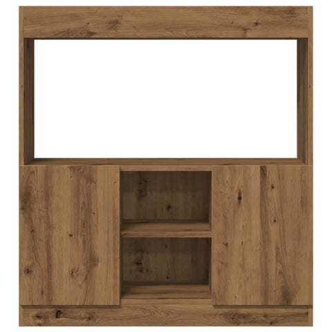 vidaXL Highboard Artisan-Eiche 92x33x100 cm Holzwerkstoff