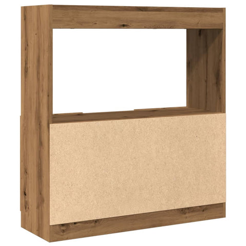 vidaXL Highboard Artisan-Eiche 92x33x100 cm Holzwerkstoff