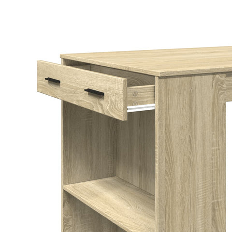 Bartisch Sonoma-Eiche 102x70x103,5 cm Holzwerkstoff