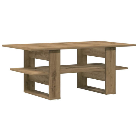 vidaXL Couchtisch Artisan-Eiche 102x55x42 cm Holzwerkstoff