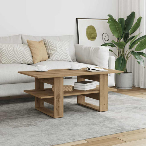 vidaXL Couchtisch Artisan-Eiche 102x55x42 cm Holzwerkstoff