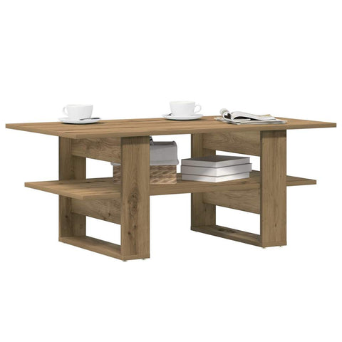 vidaXL Couchtisch Artisan-Eiche 102x55x42 cm Holzwerkstoff