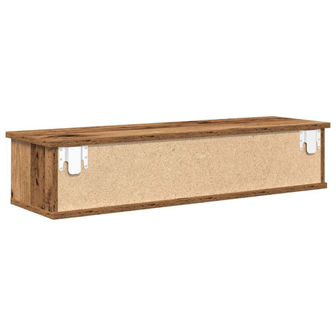 vidaXL Wandschrank Altholz-Optik 88x26x18,5 cm Holzwerkstoff