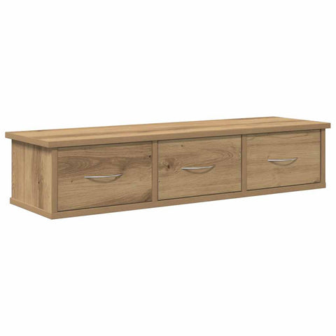 vidaXL Wandschrank Artisan-Eiche 88x26x18,5 cm Holzwerkstoff