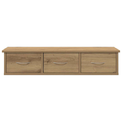 vidaXL Wandschrank Artisan-Eiche 88x26x18,5 cm Holzwerkstoff