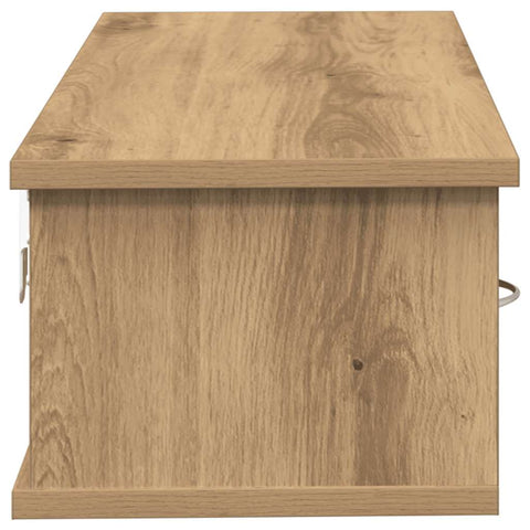 vidaXL Wandschrank Artisan-Eiche 88x26x18,5 cm Holzwerkstoff