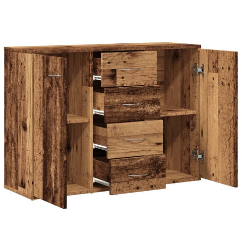 vidaXL Sideboard Altholz-Optik 88x30x64 cm Holzwerkstoff