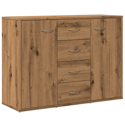 vidaXL Sideboard Artisan-Eiche 88x30x64 cm Holzwerkstoff