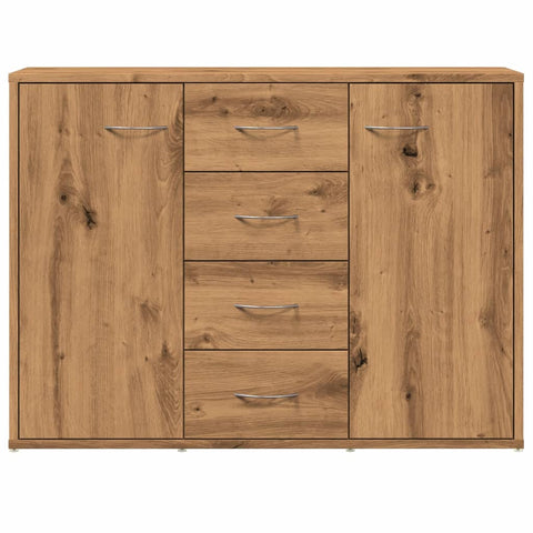 vidaXL Sideboard Artisan-Eiche 88x30x64 cm Holzwerkstoff