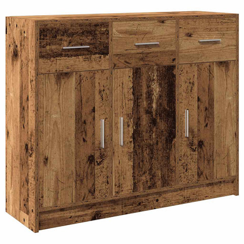 vidaXL Sideboard Altholz-Optik 91x28x75 cm Holzwerkstoff