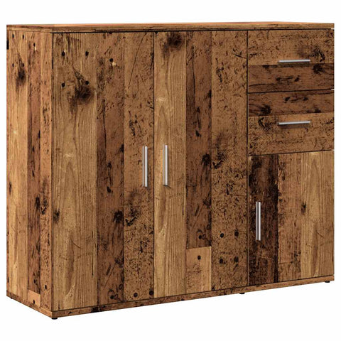 vidaXL Sideboard Altholz-Optik 91x29,5x75 cm Holzwerkstoff