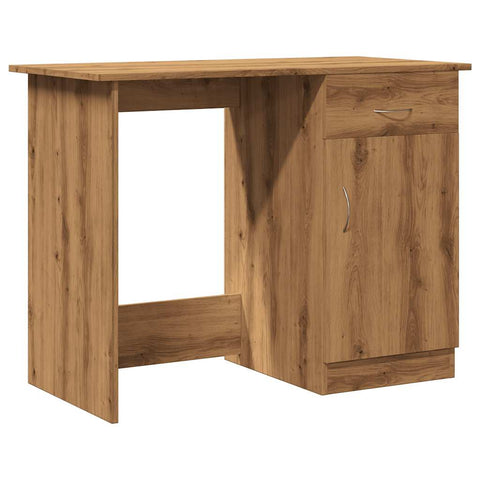 vidaXL Schreibtisch Artisan-Eiche 100x50x76 cm Holzwerkstoff